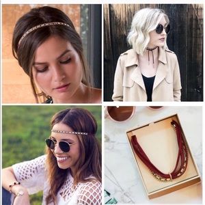 Jen Atkin Chloe Isabel headband necklace choker